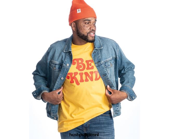 Hush Puppies be kind graphic T-shirt voor heren XX56J363 t-shirts