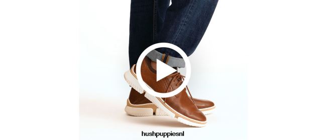 Hush Puppies herenbennet oxford met platte neus XX56J283 Oxford