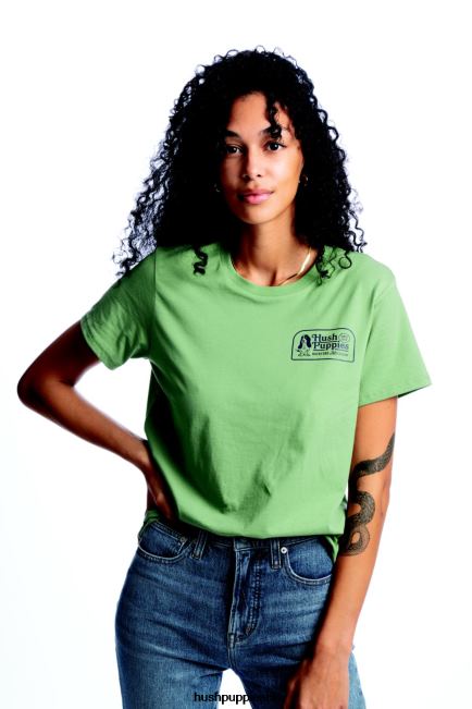 Hush Puppies retro basset hound grafisch T-shirt voor dames XX56J239 t-shirts