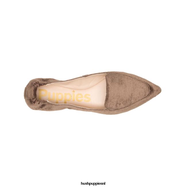 Hush Puppies hazelaar pointe flat voor dames XX56J64 platte schoenen