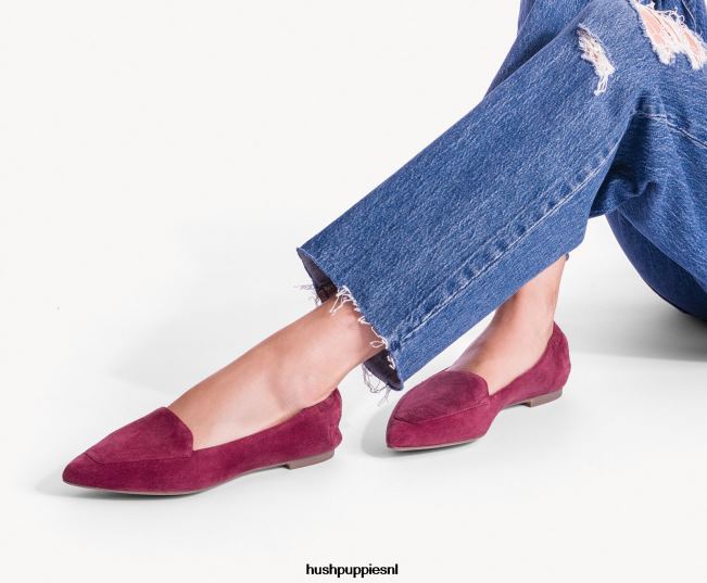 Hush Puppies hazelaar pointe flat voor dames XX56J64 platte schoenen