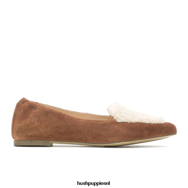 Hush Puppies hazelaar pointe flat voor dames XX56J66 platte schoenen