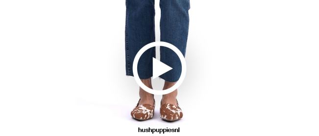 Hush Puppies hazelaar pointe flat voor dames XX56J70 platte schoenen