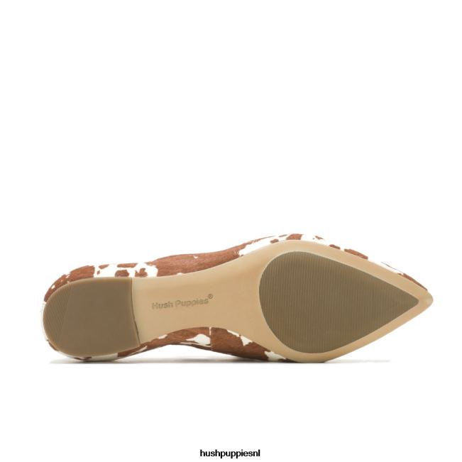 Hush Puppies hazelaar pointe flat voor dames XX56J70 platte schoenen