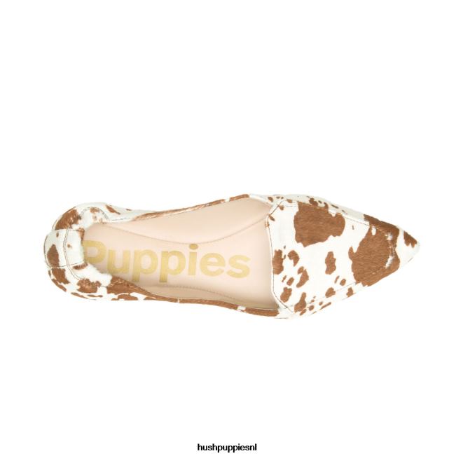 Hush Puppies hazelaar pointe flat voor dames XX56J70 platte schoenen