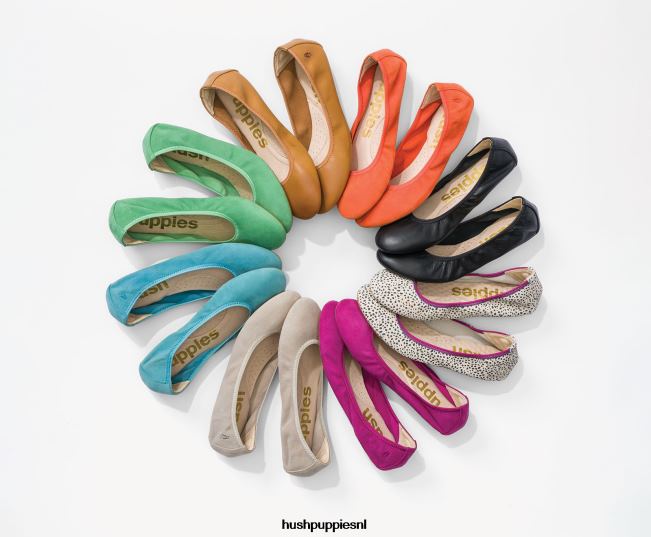 Hush Puppies kuise ballerina voor dames 2 XX56J79 ballet plat