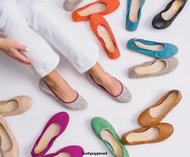 Hush Puppies kuise ballerina voor dames 2 XX56J81 ballet plat