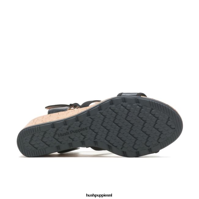 Hush Puppies pekingese damessandaal met kwartbandjes XX56J106 hakken