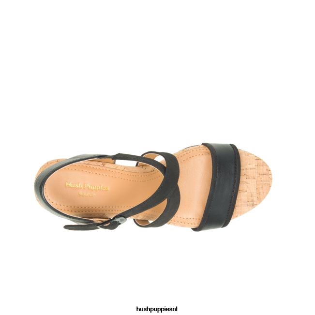 Hush Puppies pekingese damessandaal met kwartbandjes XX56J106 hakken