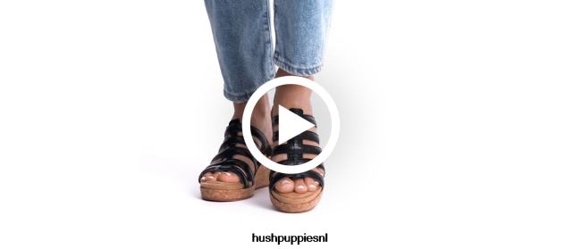 Hush Puppies wilgenslippersandaal voor dames XX56J12 hakken