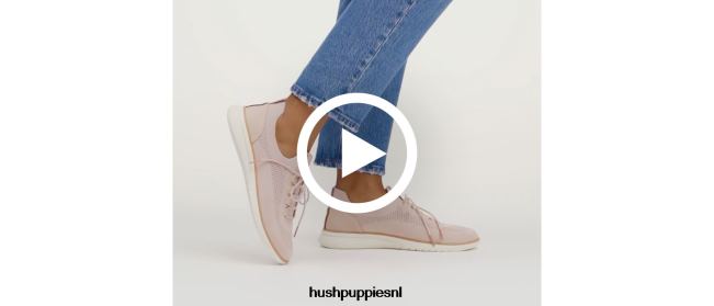 Hush Puppies geavanceerde gebreide damessneaker met veters XX56J109 sneaker